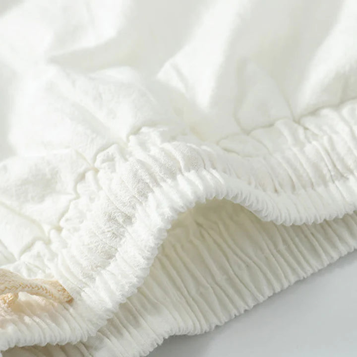 Short Décontracté pour Homme en Coton Uni à Coupe Droite avec Poches