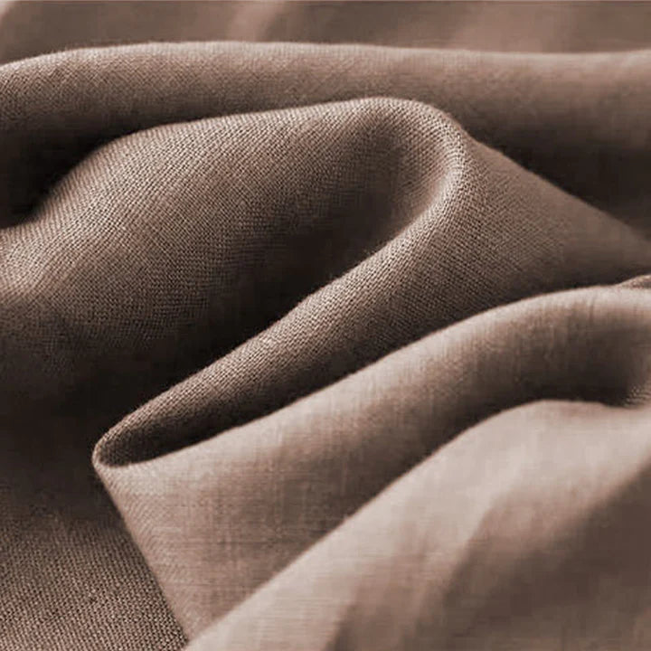 Pantalon Décontracté à Taille Haute, Large et Lacets, Avec Poches