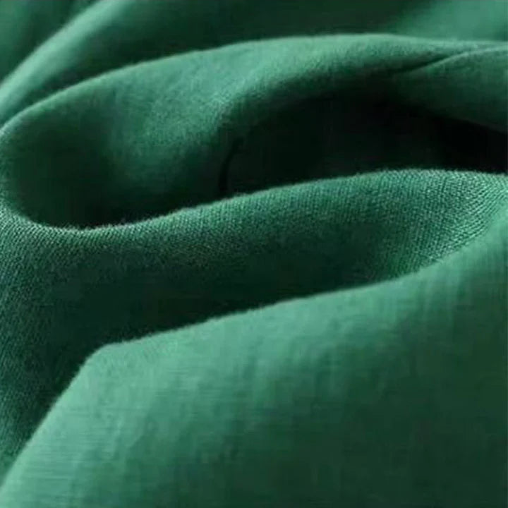 Pantalon Décontracté à Taille Haute, Large et Lacets, Avec Poches