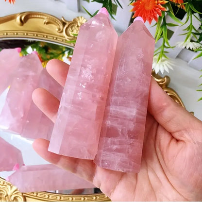 Quartz Rose – Pointes d’Énergie Naturelle