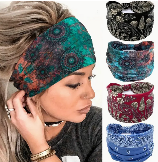 Esprit Bohème – Lot de 4 Bandeaux
