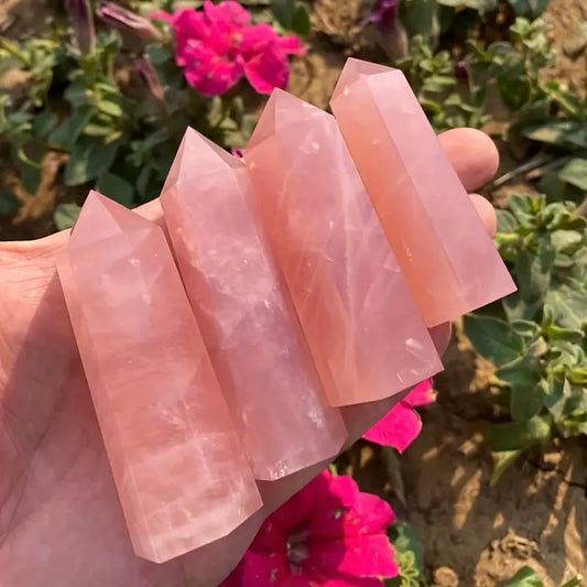 Quartz Rose – Pointes d’Énergie Naturelle